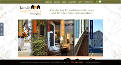 Desktop Screenshot of landiscommunities.org