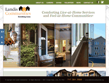 Tablet Screenshot of landiscommunities.org